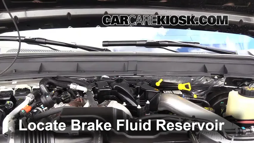 2014 Ford F-350 Super Duty King Ranch 6.7L V8 Turbo Diesel Brake Fluid Add Fluid